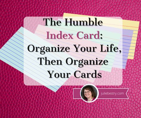 Index Card Binder, Index Card Holders, Paper Clutter Organization, Blog Organization, Family Command Center, Organizing Paperwork, Life Planning, Schedule Organization, Index Card