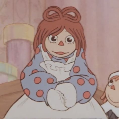 raggedy ann & andy: a musical adventure (1977) - raggedy ann icon Raggedy Ann Aesthetic, Raggedy Ann Wallpaper, Rageddy Ann And Andy, Raggedy Ann And Andy Wallpaper, Raggedy Ann And Andy Matching Pfp, Babette Raggedy Ann And Andy, Raggedy Andy Icon, Raggedy Ann Pfp, Raggedy Ann And Andy A Musical Adventure