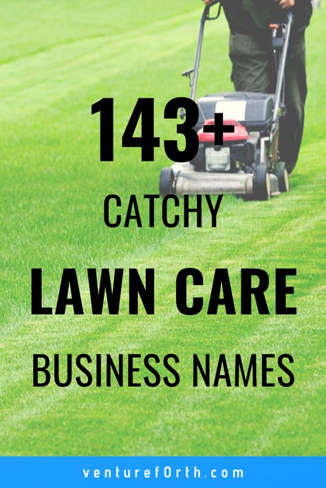 If you want to start a successful business, then your lawn care name must be selected carefully and wisely. See the ideas shared here for more ideas! Lawn Mowing Business, Lawn Care Flyers, Lawn Care Logo, Pressure Washing Business, Lawn Care Business Cards, Business Name Ideas, Lawn Care Business, Lawn Design, Landscaping Business