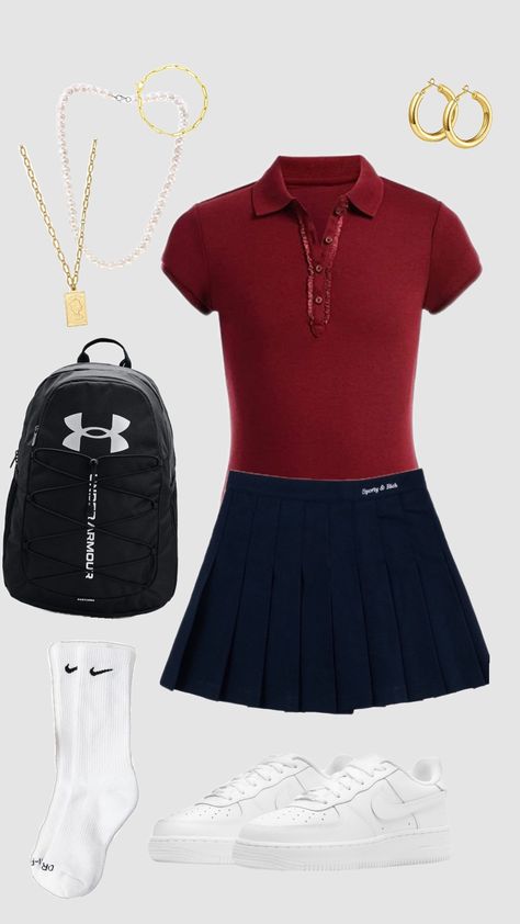 posting my uniform cuz I haven't posted a fit in a while #uniform #schooluniform #school #aesthetic #follow #fyp Uniform Tips, Uniform Outfits Ideas, School Uniform Pants, Uniform Outfits, Uniform School, School Uniform Outfits, School Fit, First Day Of School Outfit, Uniform Pants