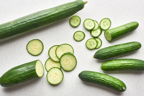 What's the Difference Between Persian & English Cucumbers? — Ingredient Intelligence How To Store Cucumbers, Tomato Planter, Cucumber Canning, Instant Potatoes, How To Cook Corn, Growing Cucumbers, Persian Cucumber, Cucumber Recipes, Organic Soil