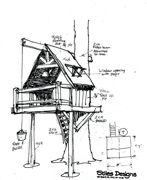 Tree House Building Plans, Tree House Designs Drawing, Basic Tree House, Treehouse Plans Layout, Treehouse Floor Plans, Treehouse Building Plans, How To Make A Tree House, A Frame Treehouse, Tree House Layout