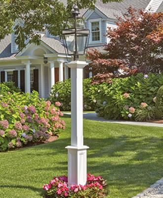 Front Yard Decor, Driveway Lighting, Outdoor Lamp Posts, Lamp Posts, Railings Outdoor, Garden Tool Shed, Lamp Post Lights, Lantern Post, Light Pole