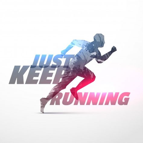 Modern running background Free Vector | Free Vector #Freepik #vector #freebackground #freeabstract #freelight #freeman Running Background, Just Keep Running, Running Logo, Track Field, Keep Running, Marathons, Sport Poster, Running