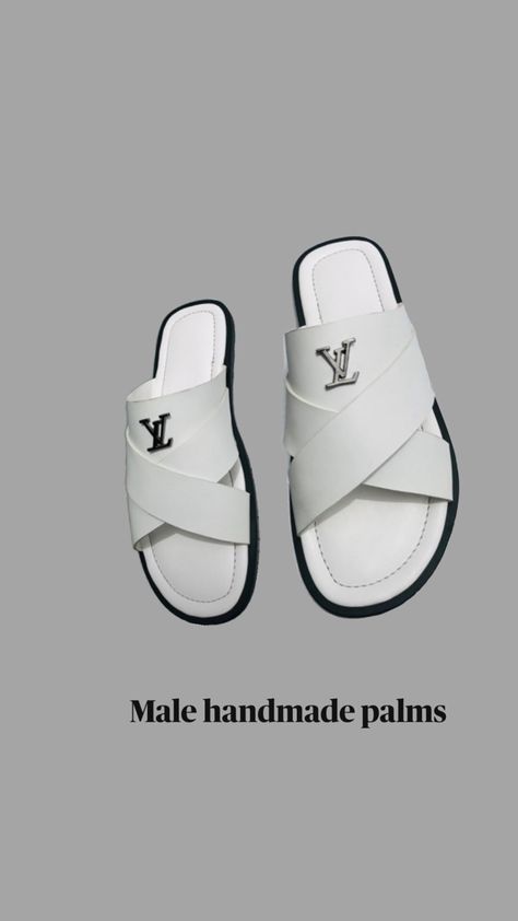 Quality handmade male palms , can be gotten in different colors  18000 Male Slippers, Ankara Short Gown Styles, Business Content, Mens Leather Sandals, Short Gowns, Women Perfume, Leather Sandals, Different Colors, Dress Shoes