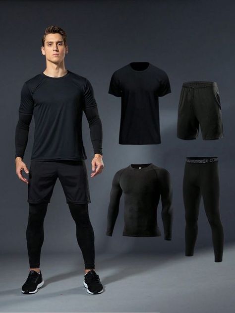 Gym Looks Outfits Men, Best Gym Outfits Men, Athlete Outfits Men, Gym Attire For Men, Gym Outfit Men Style, Workout Outfits For Men, Mens Workout Outfits, Men Gym Outfit, Training Outfit Men