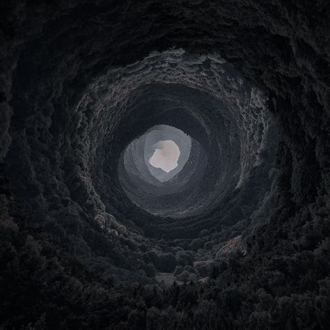 Void Aesthetic Dark, Buried Aesthetic, The Buried Tma Aesthetic, Omen Aesthetic, Fantasy Adventure Aesthetic, Hole In Ground, Void Aesthetic, Otherworldly Aesthetic, Dark Hole