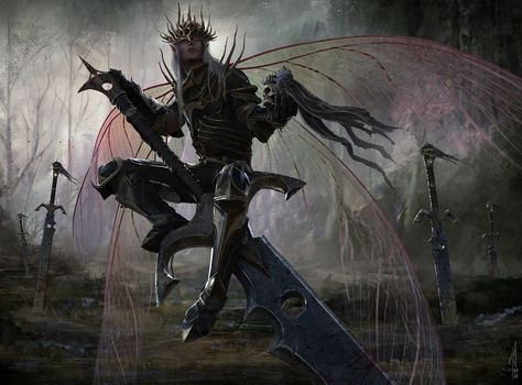 Elf King, Character Design Challenge, D D Monsters, Paintings And Drawings, Design Challenge, Fantasy Concept Art, Fantasy Warrior, Dark Fantasy Art, Fantasy Character Design