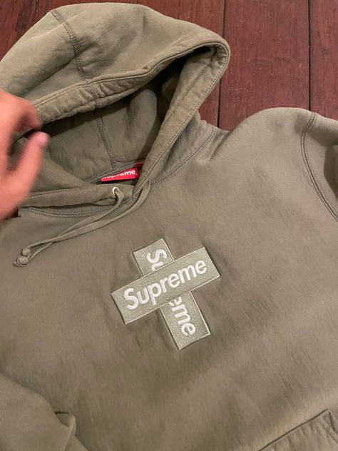 Supreme Cross Box Logo | Grailed Supreme Box Logo, Men's Tops, Box Logo, Mens Streetwear, Athletic Jacket, Street Wear, ? Logo, Sweatshirts, Mens Tops