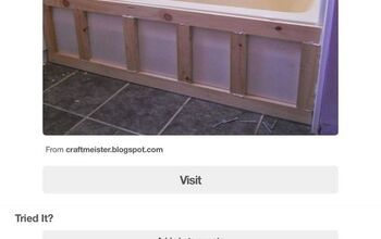 How can I update an old 90s whirlpool bathtub with the tiled step? | Hometalk Garden Tub Surround Ideas, How To Update Whirlpool Tub, Old Jacuzzi Tub Makeover, Garden Tub Makeover, Removing Garden Tub Master Bath, Tub Makeover, Updating Jacuzzi Tub Master Bath, Update 90s Jacuzzi Tub, Tub And Tile Paint