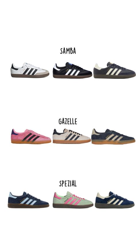 #gazelle #samba #spezial Adidas Spezial, Shoes Teen, Tie Knots, Adidas Samba, Cute Shoes, Adidas Shoes, Me Too Shoes, Adidas, How To Wear