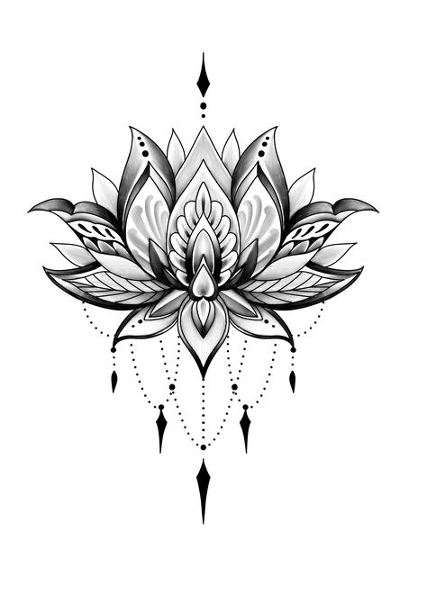 Lotus Flower Tattoo Mandala, Mandala Lotus Tattoo Design, Lotus Tattoo Design For Women, Lotus Tattoo Mandala, Lotus Tattoo Drawing, Mandala Tattoo Women, Lotus Tattoos For Women, Lotus Flower Mandala Tattoo, Mandala Tattoo Design Women