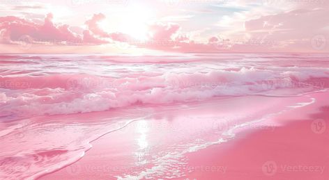 AI generated Pink beach pink sky pink sea Pink Beach Wallpaper Desktop, Big Wallpaper Desktop, Pink Kawaii Wallpaper Pc, Pink Landscape Aesthetic, Cute Pink Ipad Wallpaper, Pink Background Wallpapers Laptop, Pink Background Landscape, Pink Ocean Aesthetic, Chromebook Backgrounds