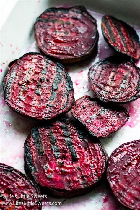 Grilled Beets in a rectangular white serving dish Red Beets Recipe, Vegan Barbecue Recipes, Grilled Beets, Cooked Beets, Roasted Beets Recipe, Inflammation Diet Recipes, Beets Recipe, Best Sauce Recipe, Bbq Roast