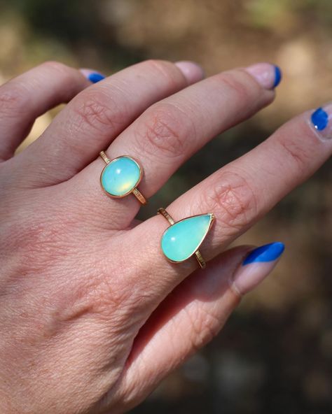 THREE MORE DAYS!! ASTORIA Rings + 14 karat golddd Peruvian Opals🙌 Ok the rings in this collection are probably my most favorite EVER!! These will be available in the LOW TIDE Collection Thursday, May 23rd at 4pm pst . . . . . #sustainablejewelry #bohojewelry #smallbusiness #riojeweler #jewelryobsessed #bohovibes #goddessjewelry #statementrings #goldjewelry Sun Jewelry, Goddess Jewelry, Peruvian Opal, Rising Sun, Sustainable Jewelry, The Low, Most Favorite, The Rings, Boho Jewelry