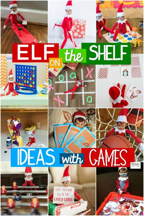 Interested in an Elf on the Shelf Theme? How about a game night? Follow these Elf on the Shelf Ideas with Games including Twister Game Board, Elf Hide & Seek Memory Cards, Elf Bowling, Connect Four & even Sledding & Climbing game board, just like Chutes & Ladders. #FrugalCouponLiving #ElfontheShelf #ElfontheShelfIdeas #ElfIdeas #funnyelfideas #funnyelfontheshelf #elfprintables #freeelfprintables #printables #freeprintables #gamenight #Twister #gameideas #chutesandladders Elf On The Shelf Playing Chess, Elf On Shelf Game Ideas, Elf Games For Kids On The Shelf, Elf On The Shelf Board Games, Elf On The Shelf Game Ideas, Elf On The Shelf Playing Games, Hide And Seek Elf On The Shelf, Elf On The Shelf Interactive Ideas, Elf Games For Kids