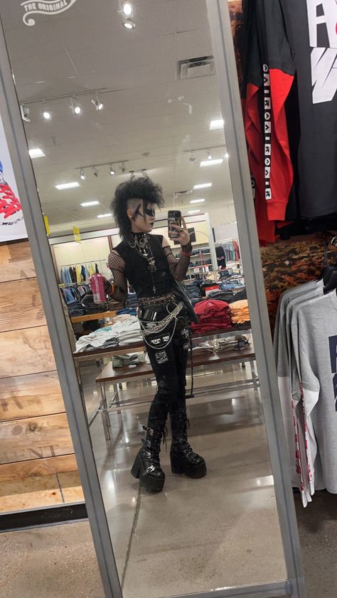 Tradgoth Men, Deathrock Outfits, Masc Trad Goth, Winklepickers Goth, Male Trad Goth, Trad Goth Outfits Men, Deathrocker Goth, Trad Goth Men, Masculine Goth Outfits