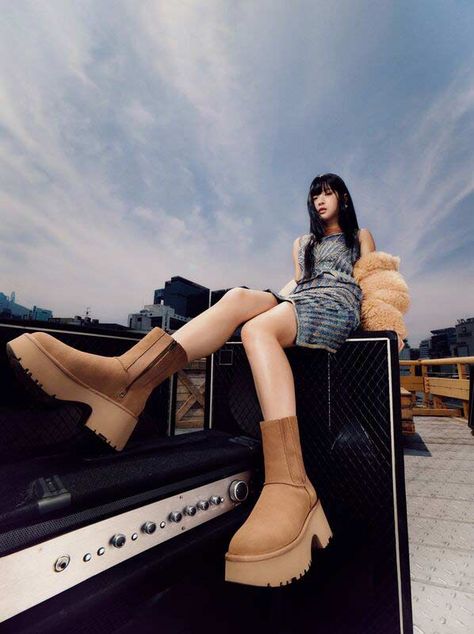 Wishlist Ootd Fall, Special Girl, Ugg Classic, Global Brands, Brand Ambassador, Extended Play, K Pop Music, Ugg Boots, South Korean Girls