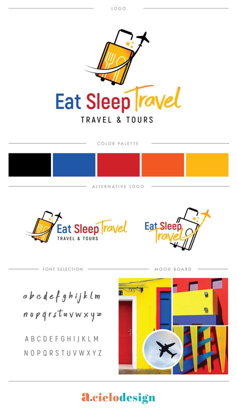 Travel Agency Color Palette, Travel Agency Branding, Flight Logo, Travel Branding, Travel Agency Logo, Company Identity, Travel Marketing, Stationary Design, Travel Brand