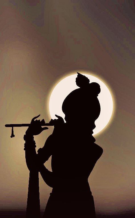 Krishna Shadow Drawing, Krishna Watch Face, Krishna Shadow Painting, Krishna Black Aesthetic, Krishna Shadow Images, Krishna Images Black, Shree Krishna Dp, Krishna Pics For Dp, Radha Krishna Images For Dp