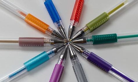 How To Revive Gel Pens, Uniball Pens, Rubbing Alcohol Uses, Items To Buy, Stainless Steel Mixing Bowls, Plastic Table Covers, Creation Crafts, Gel Ink Pens, White Gel Pen