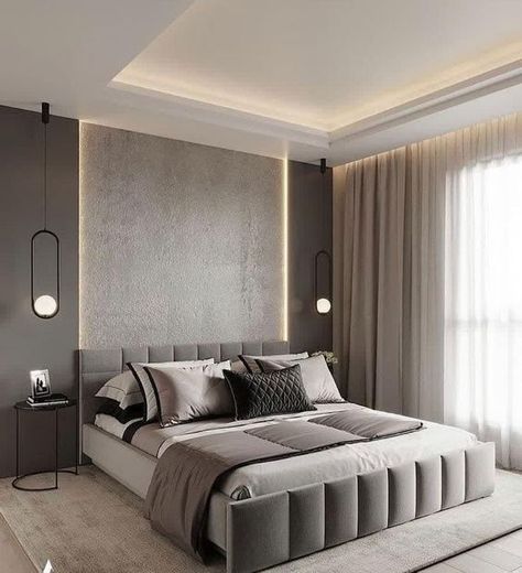 Bedroom Interior Design Luxury, Modern Luxury Bedroom, Luxury Bedroom Master, Bedroom Bed Design, Bedroom Furniture Design, Room Design Bedroom, Bedroom Designs, Modern Bed, Bed Room