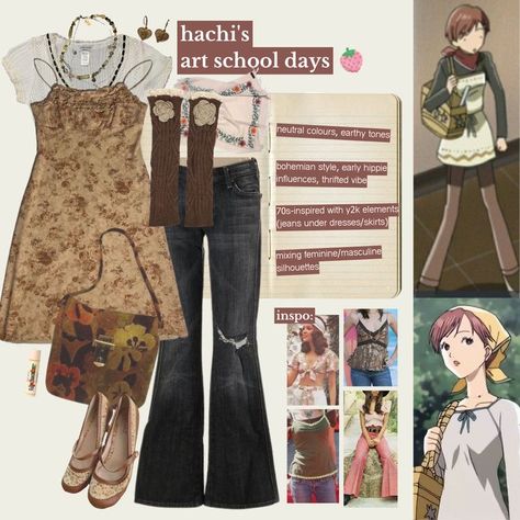 Couture, Soul Style Fashion, Nana Hachi Fashion, Reira Serizawa Outfit, Hachi Nana Outfits Inspired, Hachi Clothes, Hachi Fashion, Nana Hachi Outfit, Hachi Inspired Outfits