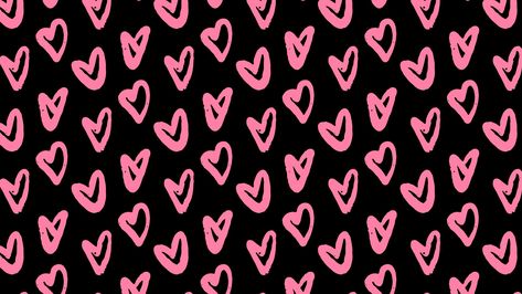 cute hearts wallpaper for desktop Pink Hearts Laptop Wallpaper, Wallpaper Backgrounds Girly Black, Chromebook Wallpaper Aesthetic Pink, Black And Pink Wallpaper Desktop, Pink And Black Laptop Wallpaper, Black And Pink Desktop Wallpaper, Cute Hearts Wallpaper, Heart Wallpaper Laptop, Aesthetic Computer Backgrounds