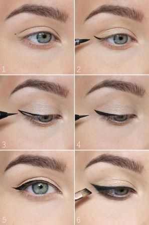 Winged Eyeliner Tricks, Apply Bronzer, Eyeliner Tips, Perfect Winged Eyeliner, Eyeliner Hacks, Trendy Eyeshadow, Eyeliner For Beginners, Lip Color Makeup, Makeup Tutorial Eyeliner