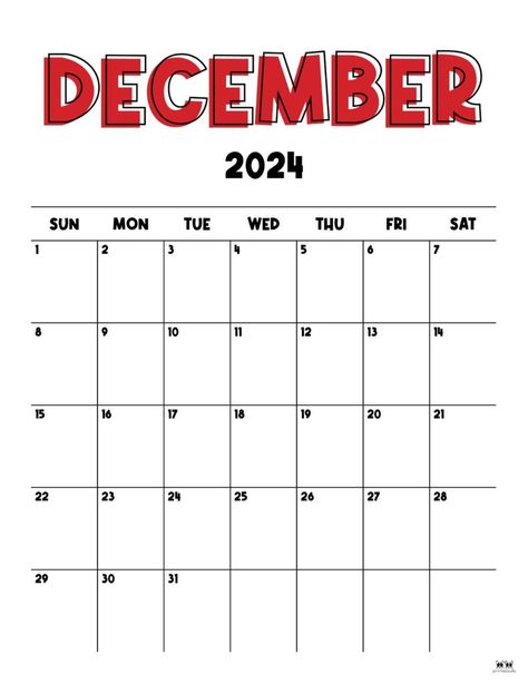 The busiest month of every year is here! Stay organized the entire month with one of 50 printable December 2024 calendars! Print from home! Animal Line Drawings, December Calendar, Sketchbook Art Journal, Youtube Logo, December 2023, Bullet Journal Ideas Pages, New Sticker, Tattoo Design Drawings, Good Notes