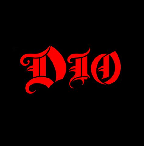 Dio logo Dio Band, Rock Baby Clothes, Ronnie James Dio, Metal Band Logos, James Dio, Punk Poster, Band Patches, Music Poster Ideas, Punk Patches