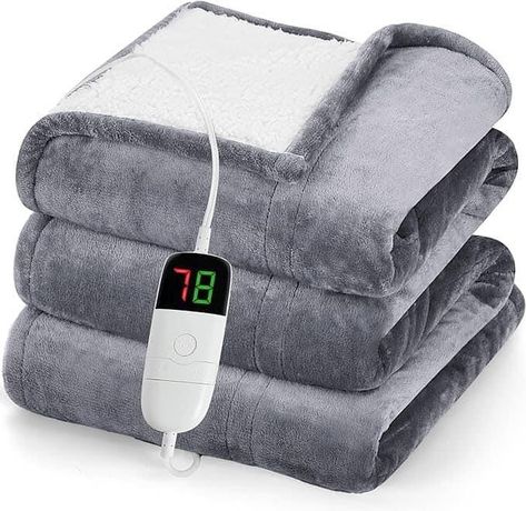 This Heated Blanket has a nice clickable coupon! Get ready for the chill of fall coming! 🛌Paid Link in the Bio #AmazonDeals #AmazonSavings #DealsOfTheDay #ShopSmart #AmazonDiscounts #BargainHunter #ShopAndSave#DealAlert #AmazonFinds #HappilyWhateverYouAreAfter #heatedblanket #comfyandcozy Electric Throw Blanket, Heating Blanket, Tiny Room, Blankets For Winter, Heated Throw, Floor Heating, Misty Grey, Bargain Hunter, Body Smells