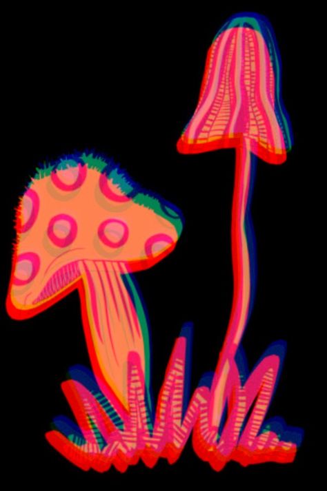 Rave Art Illustration, Trippy Album Covers, Phycodelic Design, Mushroom Illustration Trippy, Shroom Illustration, Mushroom Art Trippy, Magic Mushroom Illustration, Trippy Graphic Design, Mushroom Packaging