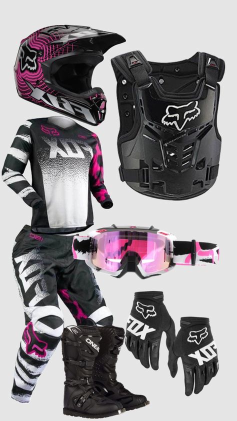 Motorcross Outfits, Motocross Outfits, Fox Racing Clothing, Dirt Bike Gear, Bike Outfits, Motocross Gear, Motocross Love, Cool Dirt Bikes, Sport Hair