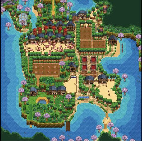 Beach Farm Layout, Stardew Valley Ideas, Beach Farm, Stardew Valley Layout, Stardew Valley Tips, Stardew Valley Farms, Stardew Valley Fanart, Farm Layout, Year 5