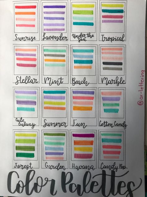 Mildliner Color Combos Ideas, Color Schemes For Notes, Crayola Super Tips Color Combos, Different Ways To Highlight Notes, Note Taking Colour Palette, Highlighter Color Combinations Notes, Notes Aesthetic Colors, Aesthetic Notes Color Schemes, Color Schemes For Note Taking