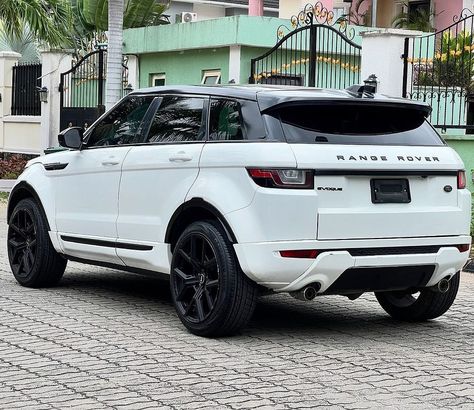 RANGE ROVER | EVOQUE | S + CONDITION: REGISTERED | TOK-STANDARD + PRICE : 19,500,000 (fast sales) + PRICE NEGOTIABLE : YES👌🏾 + YEAR : 2016 + MILEAGE : — |low | DUTY PAID | Features: • GPS Navigation System • Front Wheel Drive • 3.5L 4plug Engine • Power Sun Roof • Emergency Braking Assist • USB Connectivity • Bluetooth Audio • AUX Audio Input • Rear View Camera • Electric Power Steering . Leather seat • Alloy Rim • Audio, Cruise & Transmission Controls on Steering Wheel • Leather Ste... Electric Range Rover, All White Range Rover, Range Rover Evoque Convertible, Range Rover 2018, Range Rover White, Range Rover Evoque 2016, Range Rover 2015, Luxury Cars Range Rover, Range Rover Evoque 2012