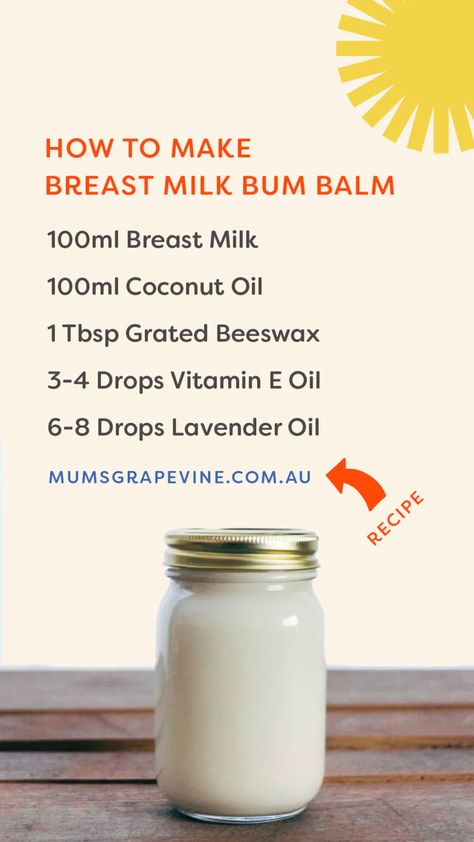 Instruction on how to make a silky smooth nappy balm using breast milk. This recipe has been used and recommend by mums. Breastmilk Diaper Rash Cream, Breast Milk Diaper Rash Cream, Breast Milk Recipes, Diy Breastmilk Lotion, Breast Milk Lotion Recipe, Breast Milk Uses, Breastmilk Ideas, Breast Milk Lotion, Breast Milk Soap Recipe