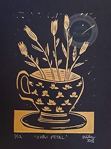 Woodcut Art, Flowers In A Teacup, Printmaking Ideas, Mug Print, Lino Prints, West Coast Scotland, Eco Print, Paint Types, Print Ideas