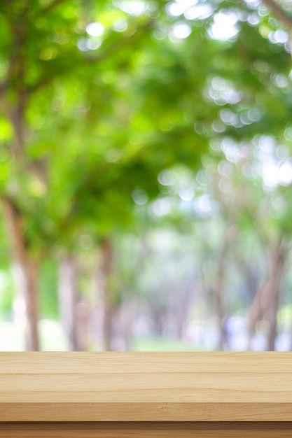 Empty table over blur green tree backgro... | Premium Photo #Freepik #photo #outdoor-table #nature-table #garden-table #green-table Table Background Aesthetic, Garden Background For Editing, Table Background For Editing, Green Tree Background, Garden Ideas Vertical, Juice Table, Green Nature Background, Outdoor Background, Photo Garden