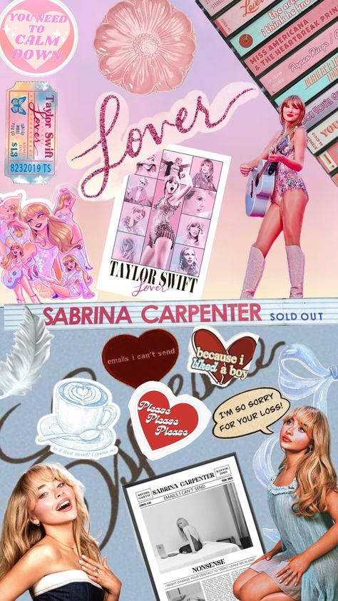 sabrina carpenter x taylor swift rate this Sabrina And Taylor Swift, Taylor Swift Sabrina Carpenter, Taylor Swift And Sabrina Carpenter, Pop Queen, Taylor Swift Wallpaper, Sabrina Carpenter, Swift, Aesthetic Wallpapers, Taylor Swift