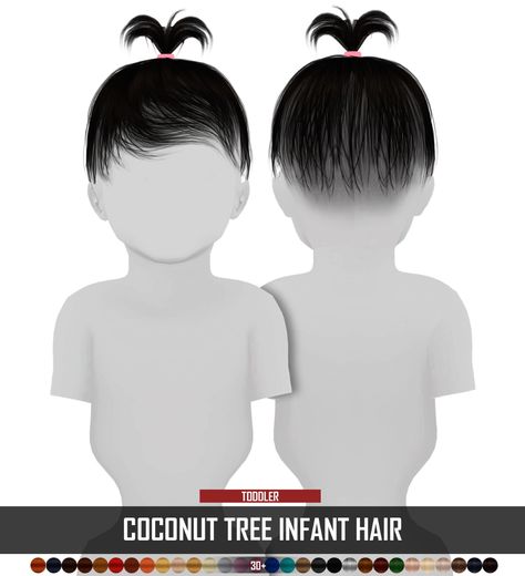 Toddler Hair Sims 4, Toddler Cc Sims 4, Lotes The Sims 4, Infant Hair, Sims 4 Tsr, Sims Baby, Die Sims 4, Sims 4 Cc Kids Clothing, The Sims 4 Pc