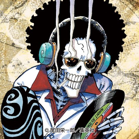 The image is the twenty sixth icon that was released on the official twitter account of One Piece to commemorate their 1M followers. Another will be posted after they received another 3,000 followers. Skeleton, One Piece, On Twitter, Twitter