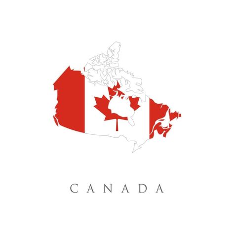 Canada Canadian Country Flag Illustration Design. Canada Flag country of America, American map illustration, vector isolated on white background Canada Instagram Highlight Cover, Canada Illustration, Oman Flag, Country Flags Icons, Argentina Map, World Country Flags, Raw Pictures, Canada Country, Flag Illustration