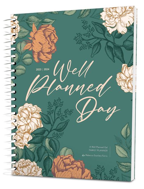 Well Planned Gal 2023-2024 Homeschool Planner - 2023-2024 PLANNERS - WELL PLANNED DAY PLANNERS - Shop Well Planned Gal Student Calendar, Homeschool Family, Flower Planner, Daily Lesson Plan, Curriculum Planning, Teaching Videos, Pretty Planners, Family Planner, Homeschool Planner