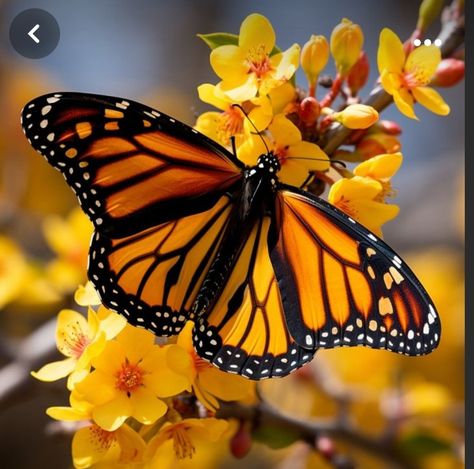 Monarch Butterfly On Milkweed, Butterfly On Flower Aesthetic, Monarch Butterfly On Flower, Monarch Butterfly Images, Butterfly In Nature, Yellow Orange Butterfly, Orange Monarch Butterfly, Cow Nose, Orange Butterflies