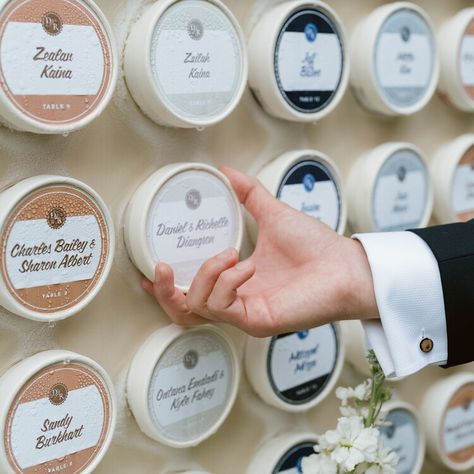 This Dibs Ice Cream Escort Card Display Is Going Viral on TikTok—And It’s Seriously the Coolest — BRIDES Ice Cream Station Wedding, Taylor Swift Wedding, Ice Cream Station, Ice Cream Display, Ice Cream Wedding, Ice Cream Place, Wedding Food Stations, Mean Girl Quotes, Ice Cream Packaging