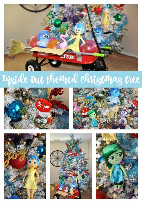 If you loved Disney/Pixar's Inside Out then you will go crazy over this AMAZING Inside Out Disney Themed Christmas Tree on www.prettymyparty.com. Theme Christmas Party Ideas, Disney Theme Christmas, Disney Themed Christmas, Whimsical Christmas Tree, Holiday Party Inspiration, Christmas Party Ideas, Disney Christmas Decorations, Themed Christmas Tree, Whimsical Christmas Trees