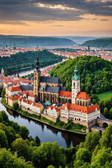 10 Must-Visit Places in the Czech Republic for an Unforgettable Trip! Czech Republic Culture, Czech Republic Castles, Germany Wallpaper, Fairytale Town, Czech Republic Travel, Model Railway Track Plans, Timeless Architecture, Prague Travel, Cobblestone Streets