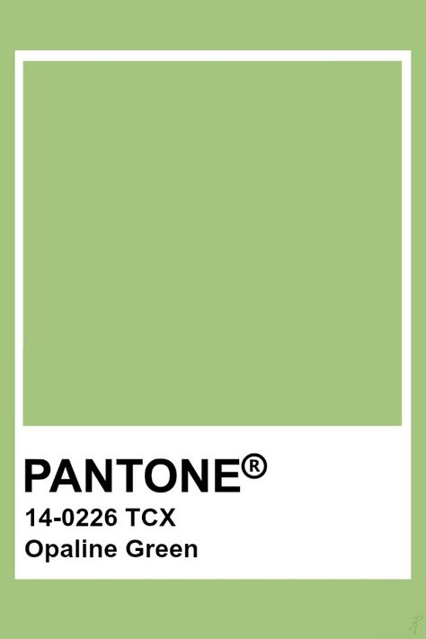 Pantone Opaline Green Pastel Green Pantone, Pantone Verde, Pantone Tcx, Pantone Green, Green Inspo, Pantone Color Chart, Pantone Swatches, Sap Green, Pantone Palette